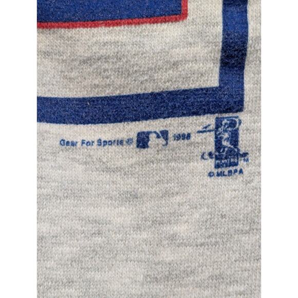 Chicago Cubs Sweatshirt Mens XXL Vintage Gear for Sports Big Cotton 1998 MLB - Picture 3 of 9